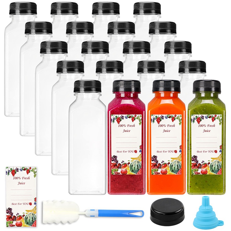Water Bottle Blank - 20 piezas-botellas vacías con tapas de