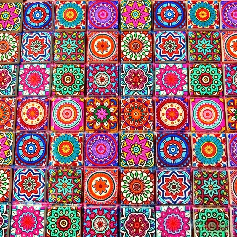 Mosaico Cerámico con Estampado - Ceramic Tile Blank reseña y precio