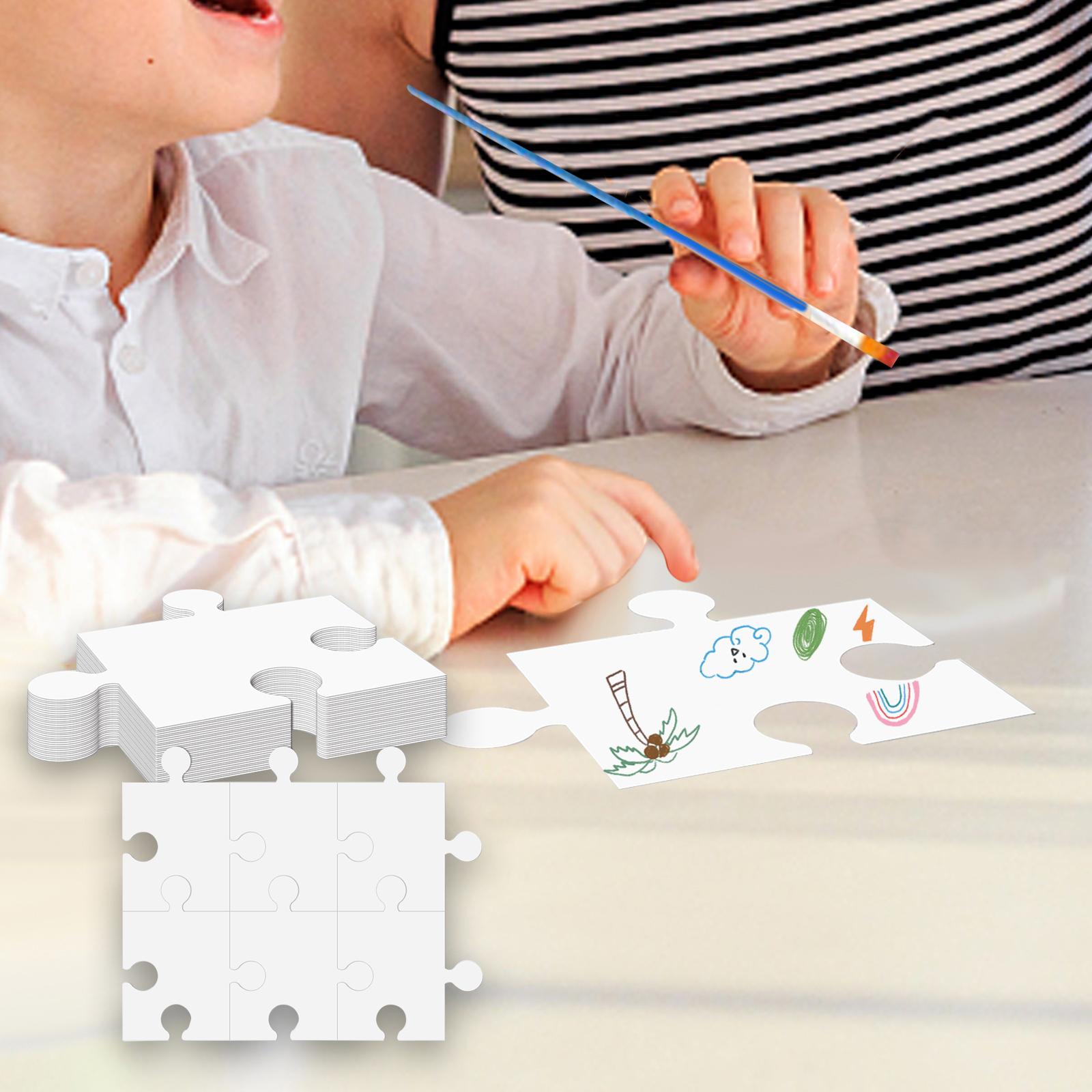 Rompecabezas de Cartón Blanco, - Puzzle Blank White reseña y precio