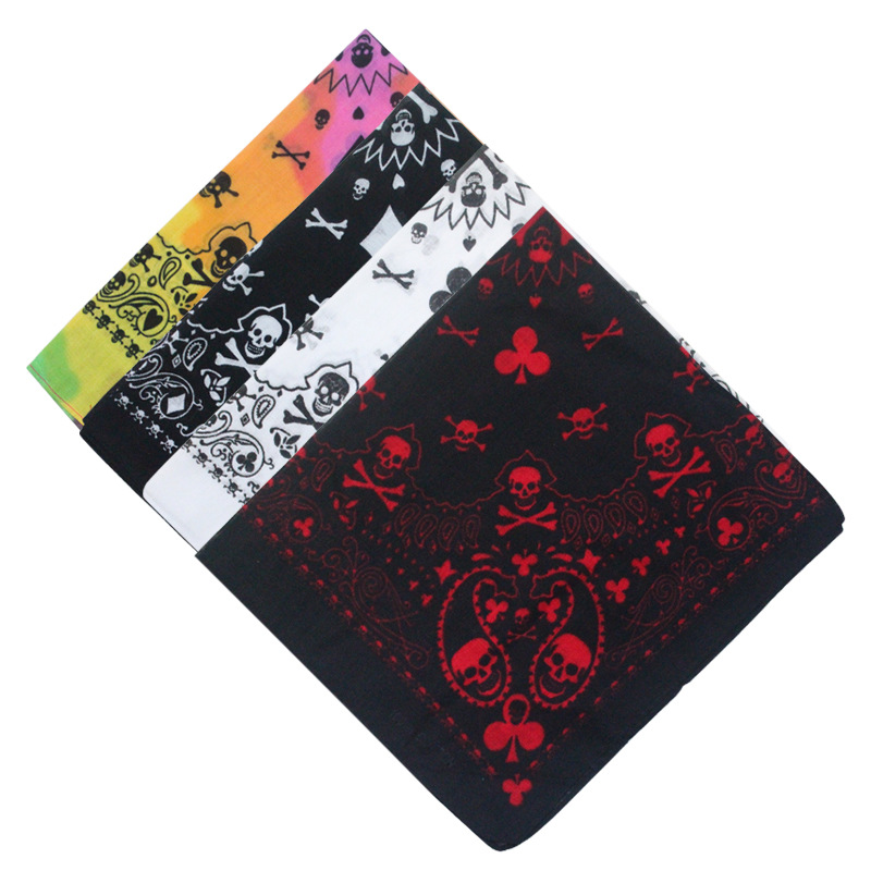 55cm blanco negro rojo cráneo  - Bandana Blank White reseña y precio