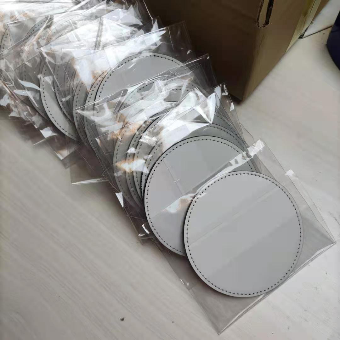 50 unids/lote 10*10cm nueva su - Coaster Sublimation Blank reseña y precio